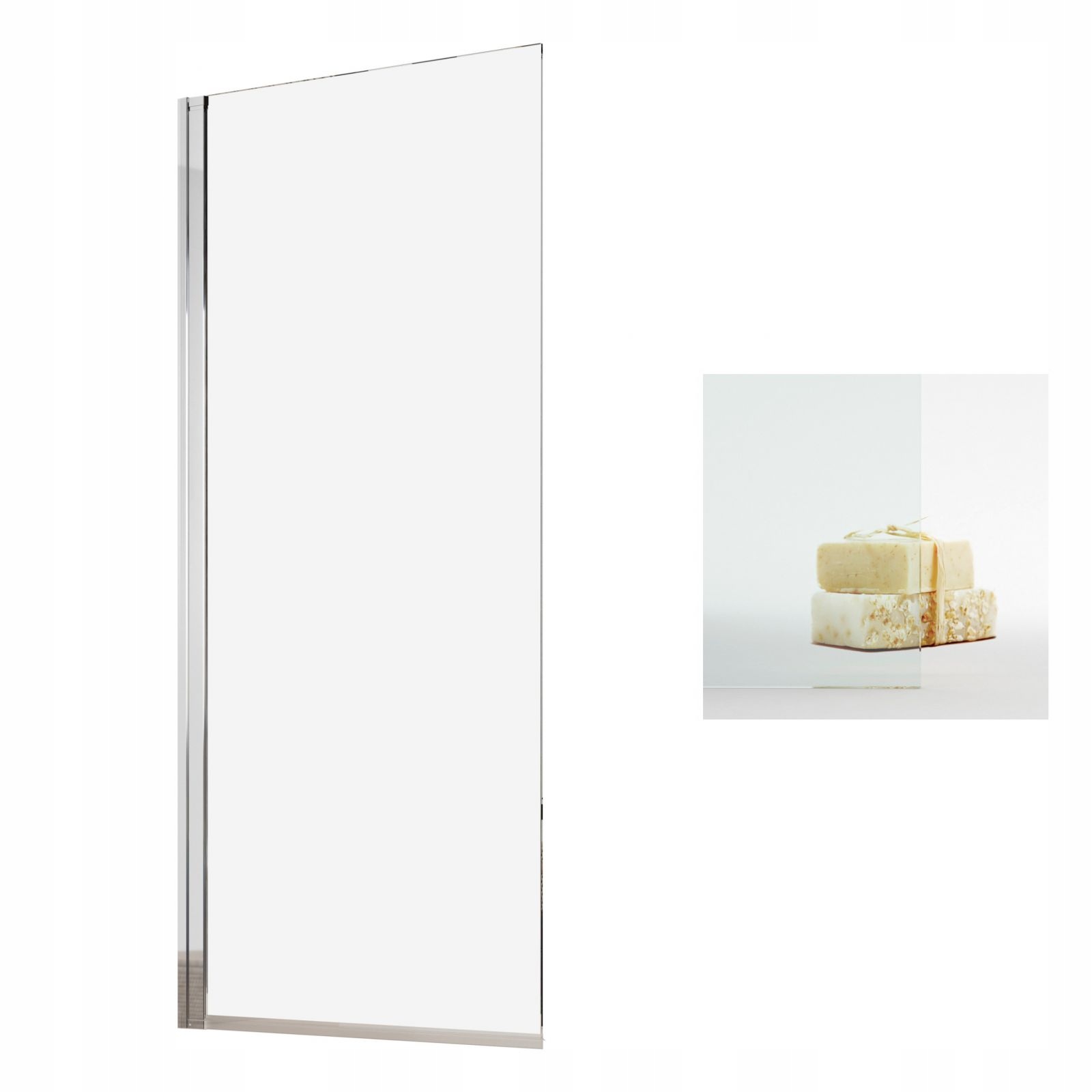 Vaňová zástena - RADAWAY NES 8 PNJ SCREE ATVORKA A 90 L CLEAN