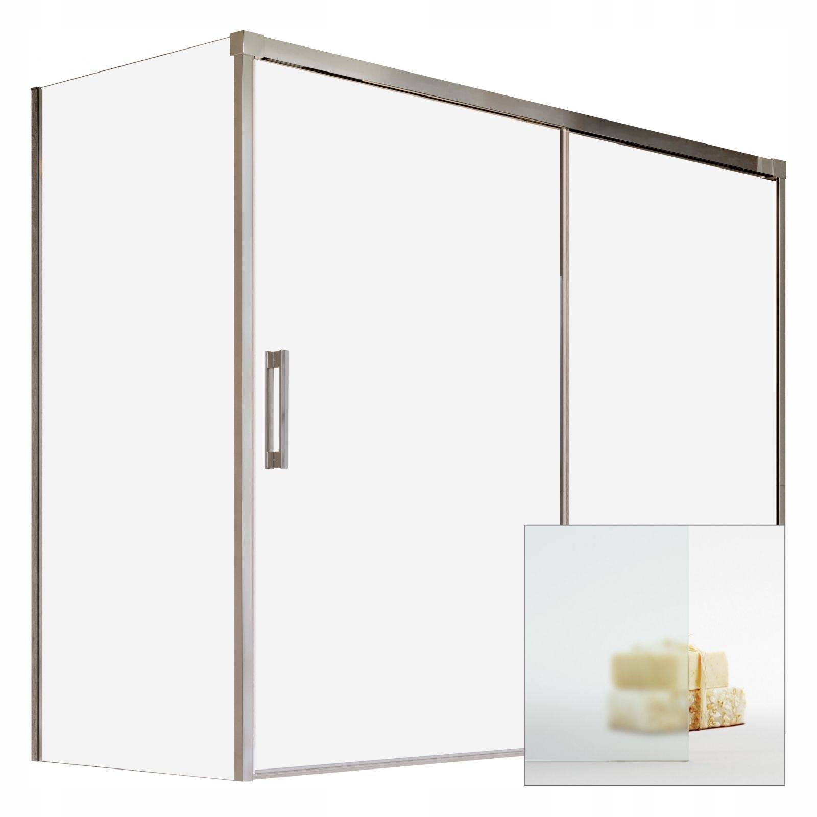 Vaňová zástena - Wanwan Glass Idea DWJ+S 150x75 P Satin