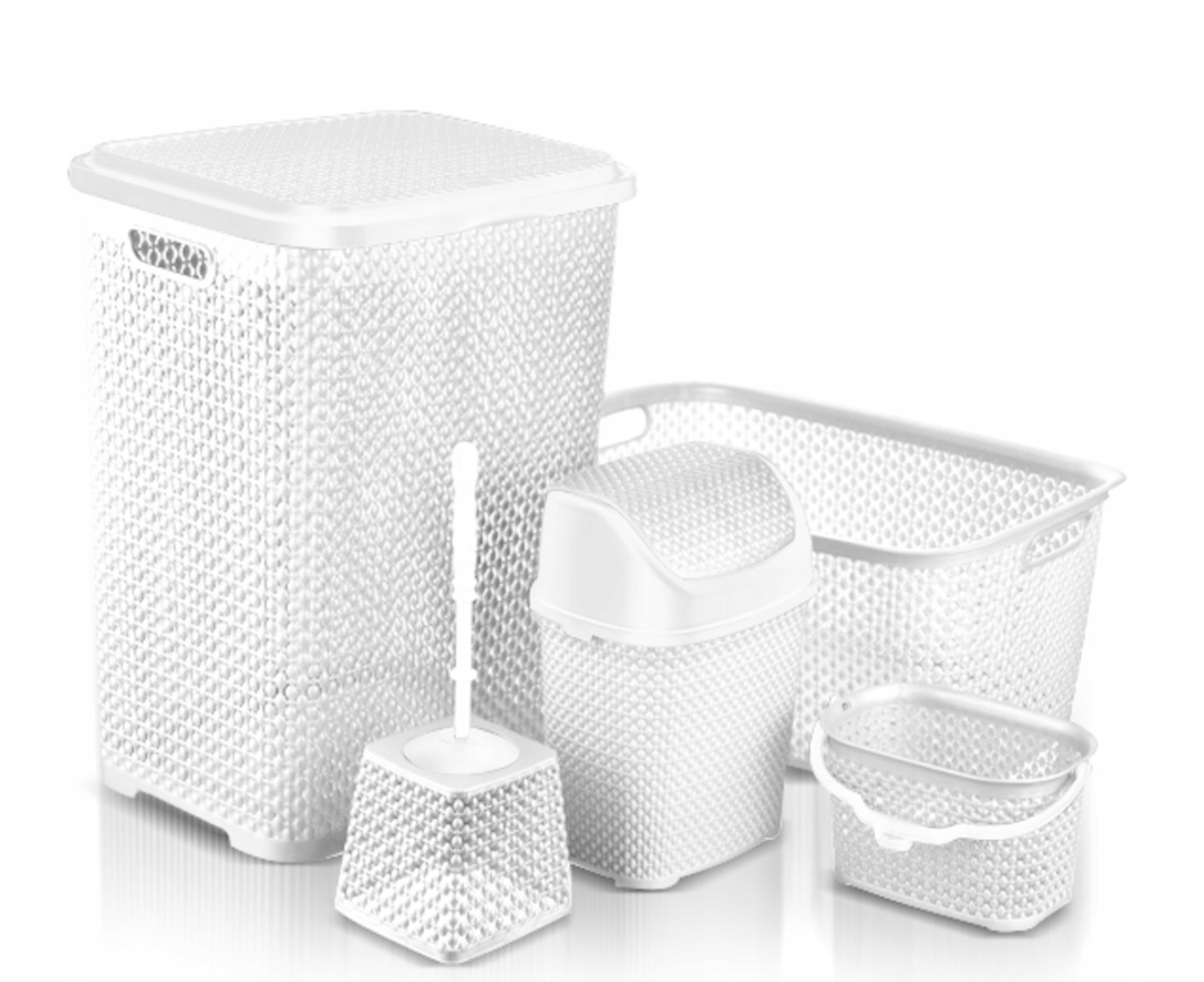 Kôš na bielizeň -  Krásne mesto Glamour 5 PCS Kúpeľňa