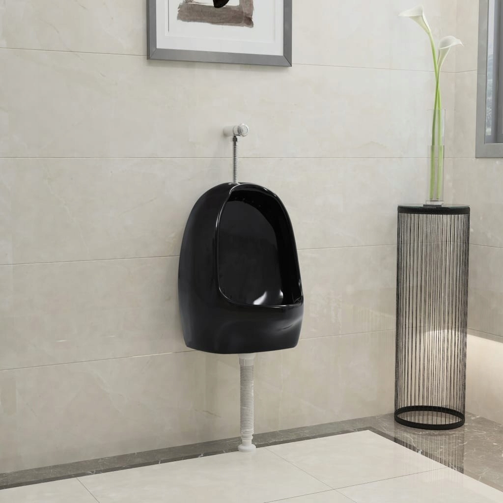 WC misa - Keramická čierna pivnica visiaci pisuar