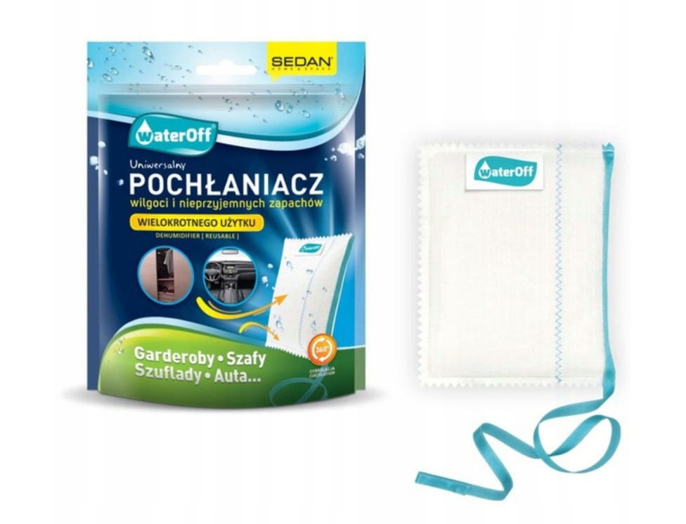 Pohlčovač vlhkosti - Absorbér vlhkosti pre opakovane použiteľný šatník