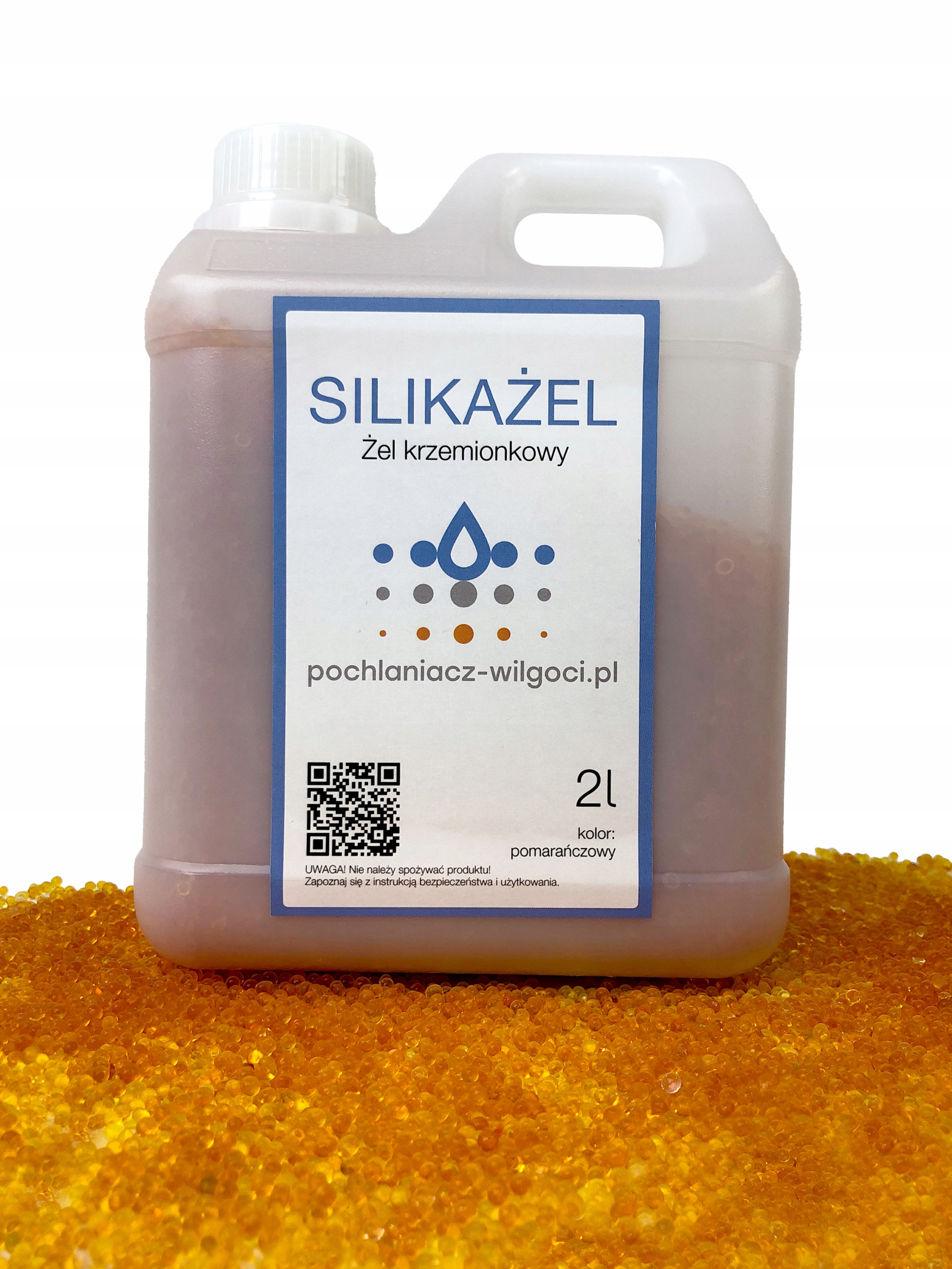 Pohlčovač vlhkosti - Absorbér vlhkosti - 2L oranžový kremičitý