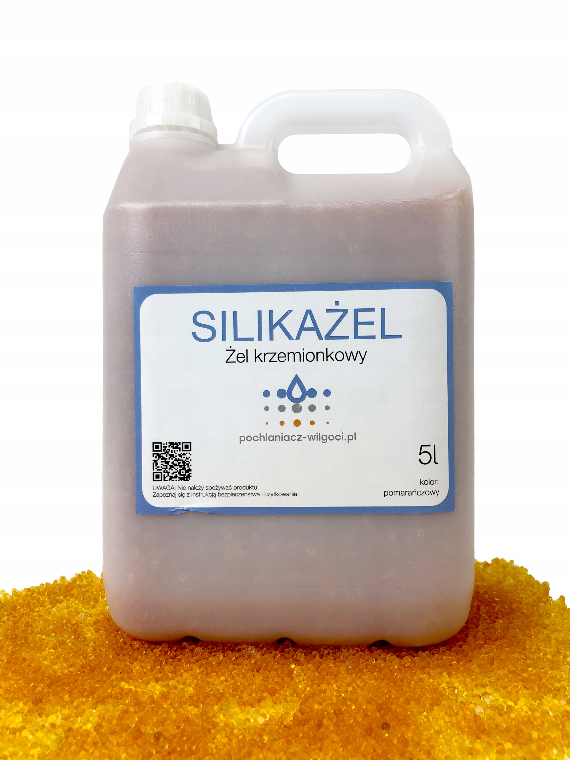 Pohlčovač vlhkosti - Pohlcovač vlhkosti - oranžový silikagél 5l