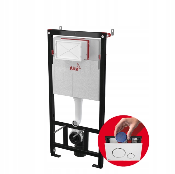Podomietkový WC modul - Alcaplasta Mody Modul + modul modulu