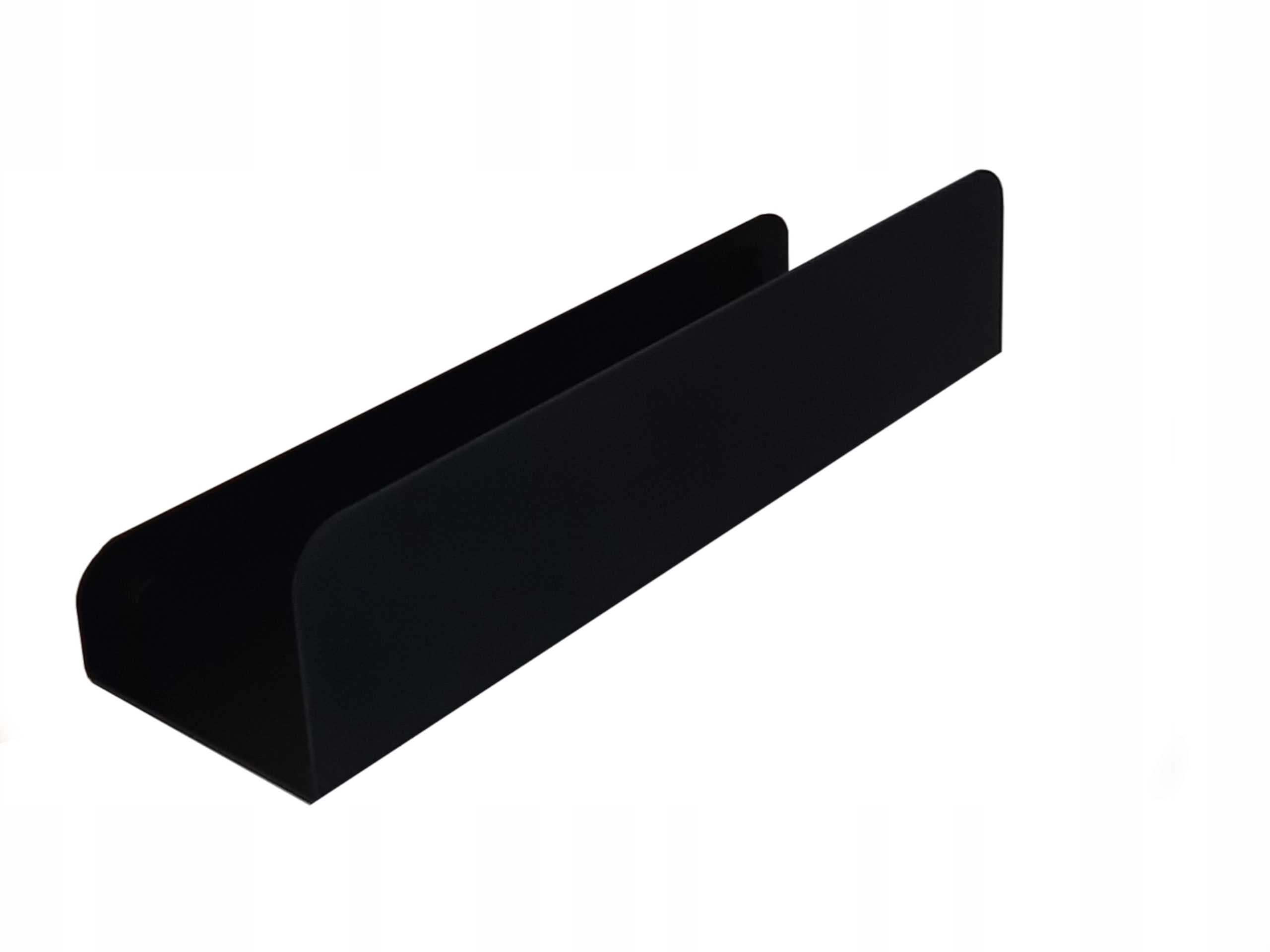 Polička do kúpeľne - Kovová polica oceľová závesná kúpeľňa loft 33cm