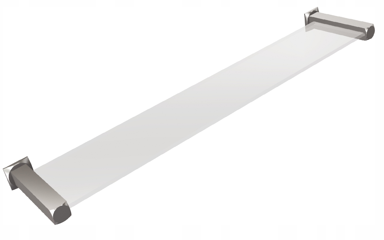 Sklenená polička (60 cm) Modern Andex 600 / CC