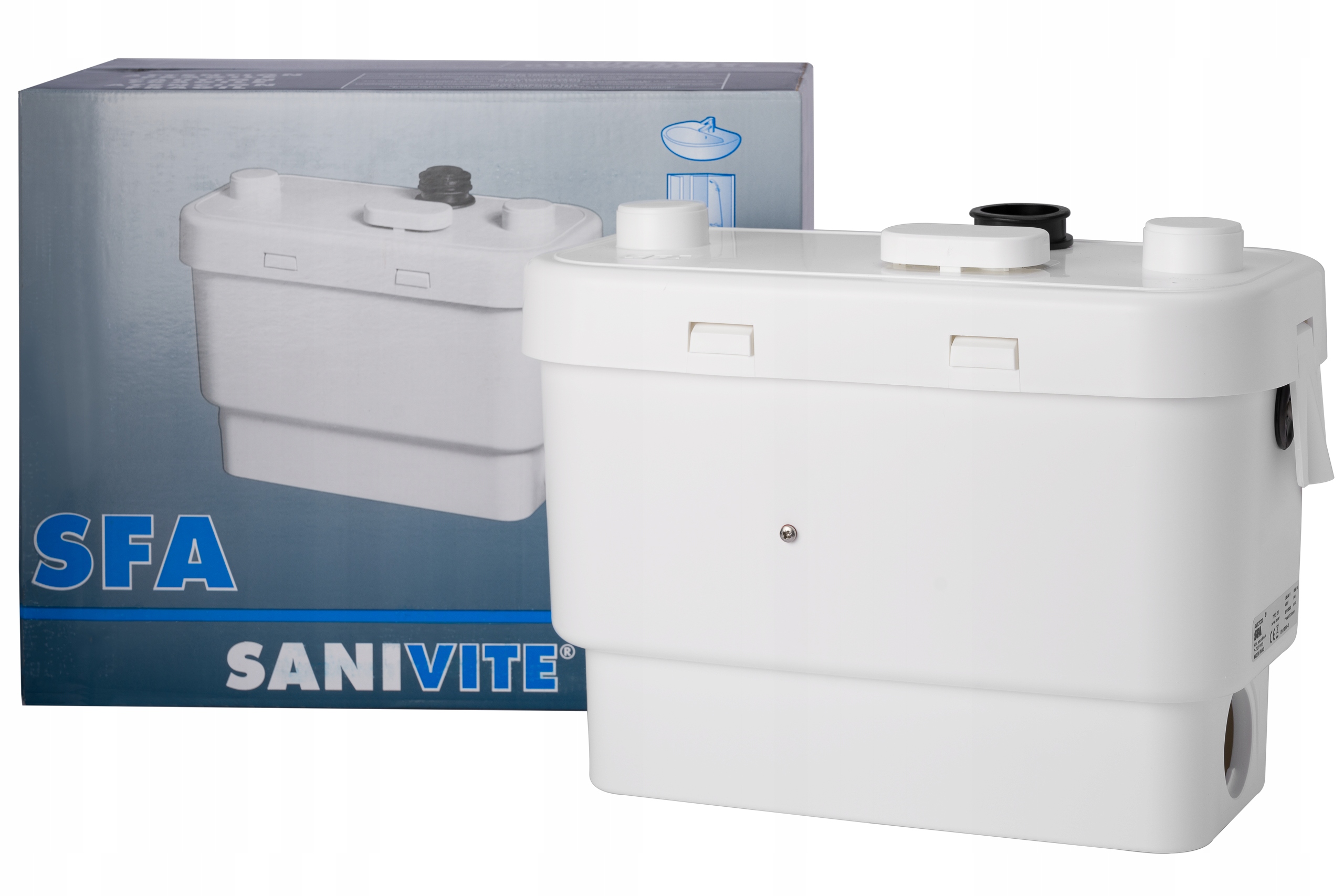 Sanitárne WC čerpadlo -  SFA Sanivite Ticho Pump pre kuchyňu a kúpeľňu