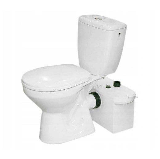 WC misa - Toaletné čerpadlo s brúsom mlynček + kompaktná značka
