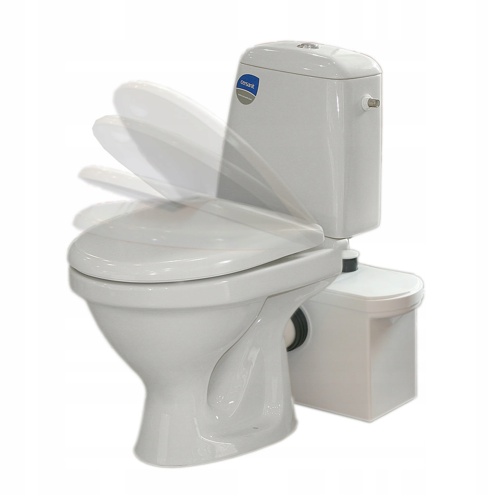 WC misa - Toaletné čerpadlo s mlynčekom + kompaktné + doska