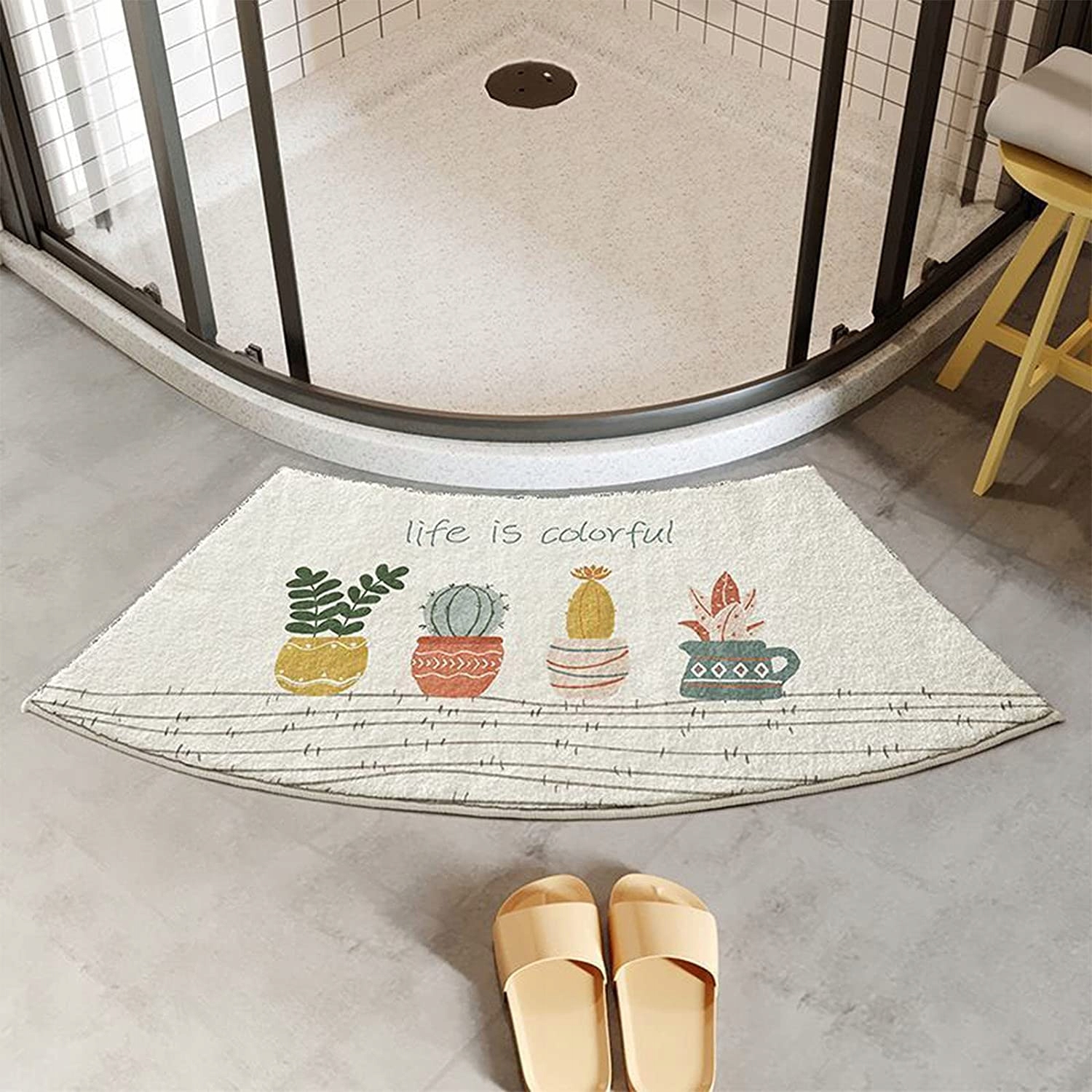 Protišmyková kúpeľňová podložka - Rohož k Kpiela anti -Polyysgian Shower Mat 56