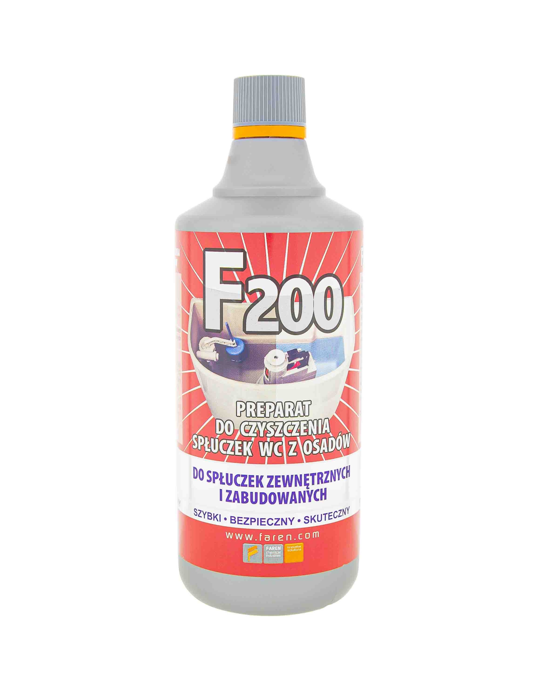 Príprava čistenia faren f200 manžety