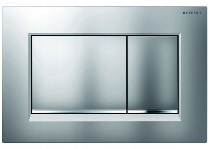 Splachovacie WC tlačítko -  Geberit Sigma Button 30 115.883.jq.1 Chrome Mat