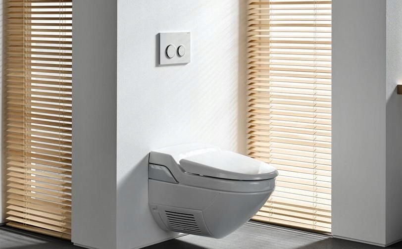 Splachovacie WC tlačítko -  Gombík geberit omega20, predný, biely chróm,