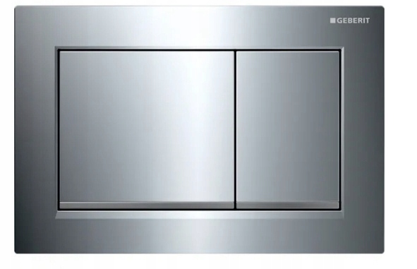 Splachovacie WC tlačítko -  Geberit Omega 30 Chrome 115.080.kh.1 tlačidlo