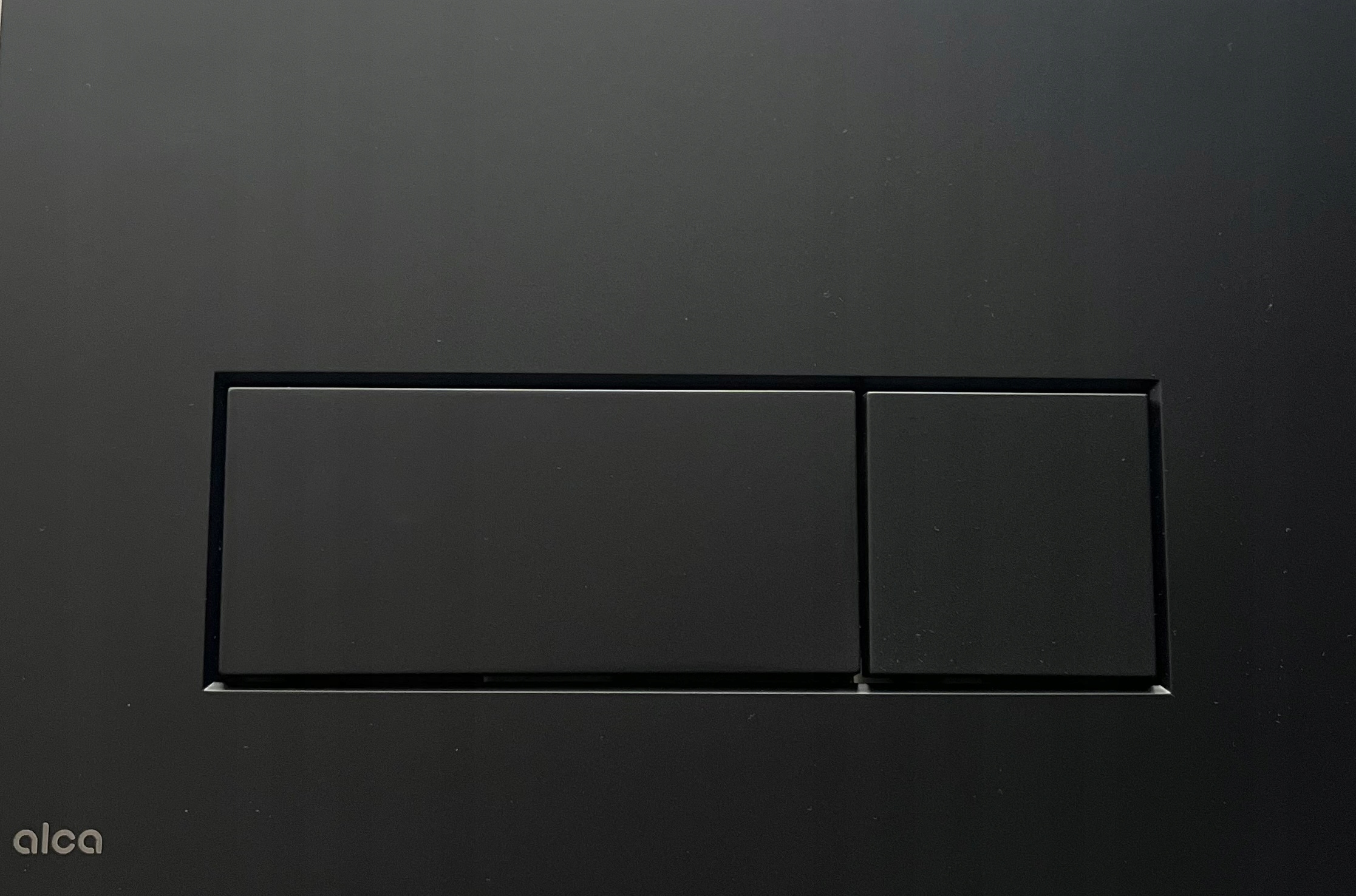 Splachovacie WC tlačítko -  Black Mat M578 Matt Mat