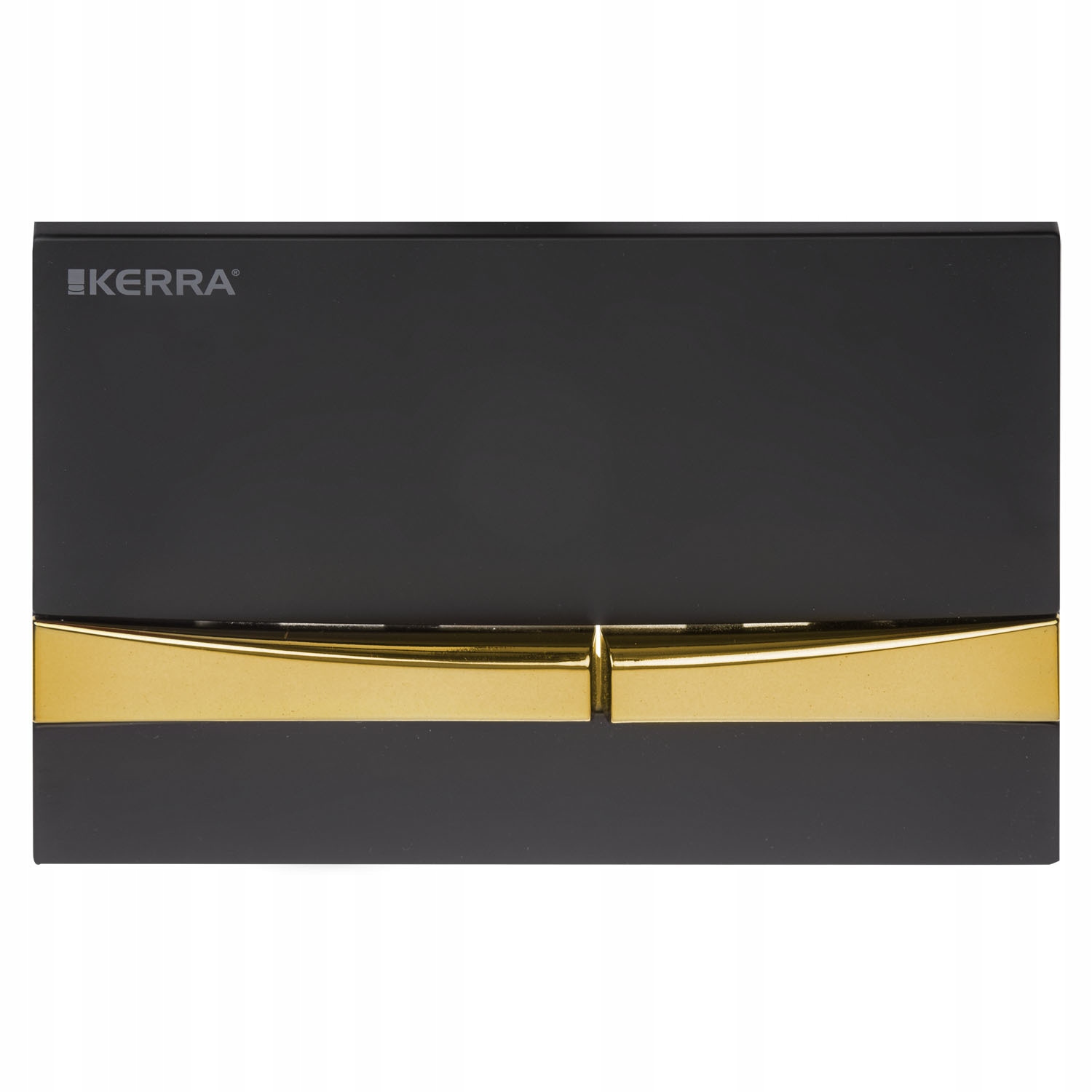 Splachovacie WC tlačítko - Twórny Adentitic Black/Gold Button