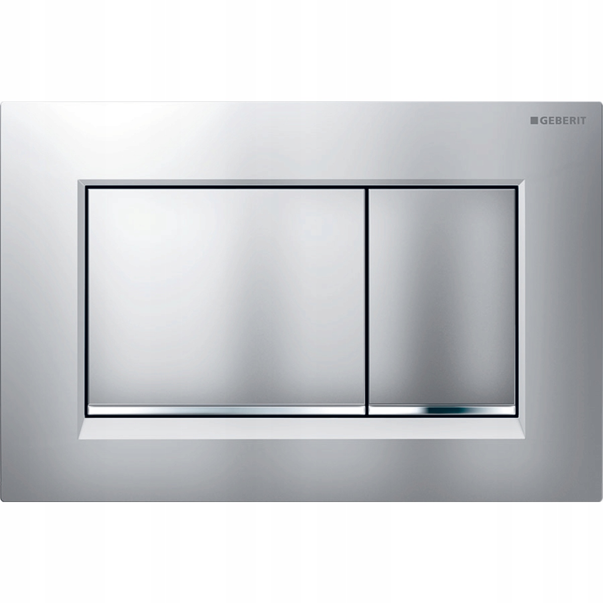 Splachovacie WC tlačítko -  Geberit Sigma30 Chrom Chrome 48H gombík