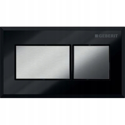Splachovacie WC tlačítko -  Vyplachovacie tlačidlo pre toaletu Geberit Sigma 12 Black Mat WC