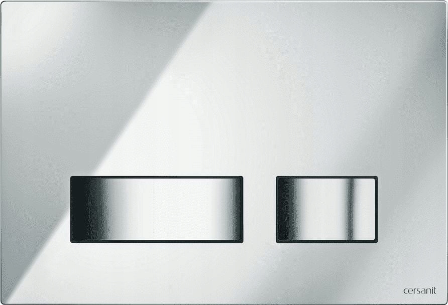 Splachovacie WC tlačítko -  Gombík na oplachovanie pre toaletu Chrome Mat (S97026)