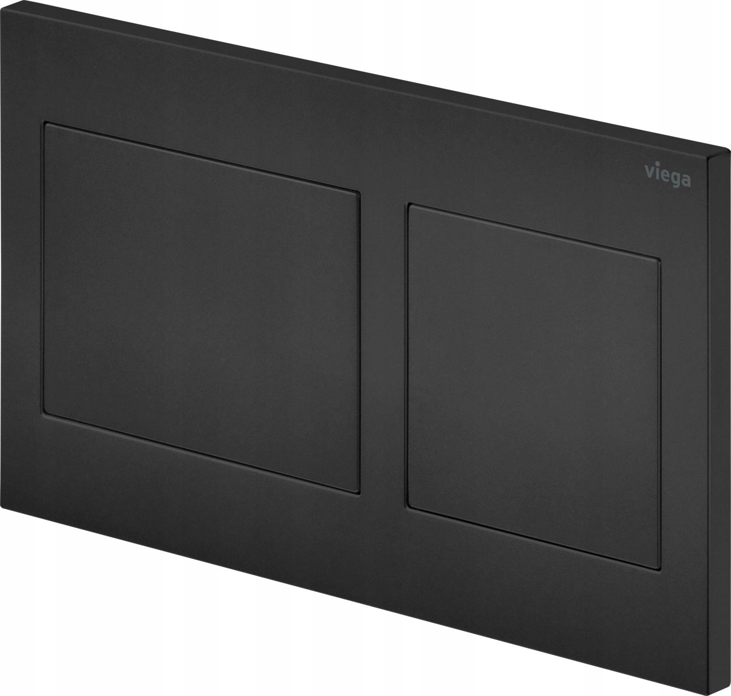 Splachovacie WC tlačítko -  Vypláchľovacie tlačidlo Viega, štýl 21 Black Mat