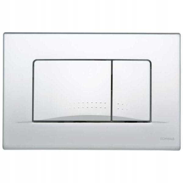 Splachovací záchod 255x170 mm matný chróm SCHWAB