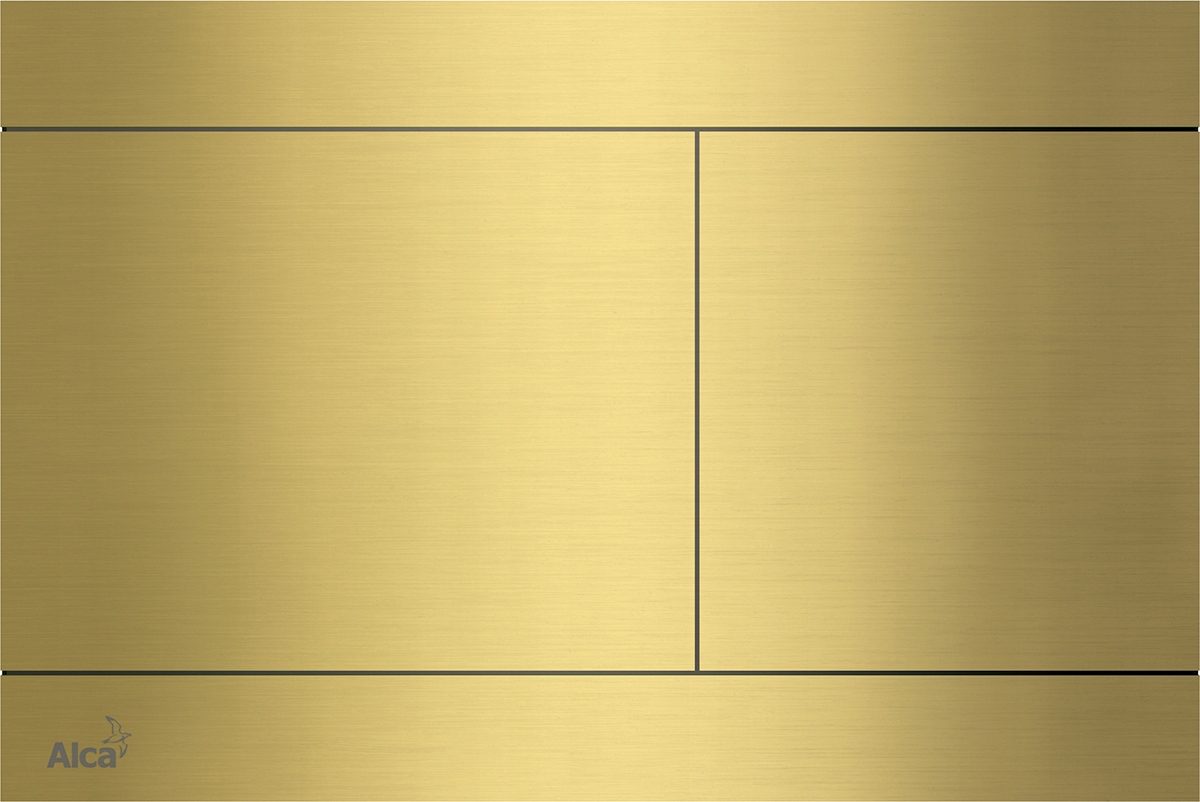 Splachovacie WC tlačítko - Oplachovacie tlačidlo pre WC Fun Brass Alcaplast Brass