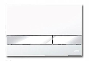 Splachovacie WC tlačítko -  Oplachovacie gombíky Werit Jomo Biały/Chrome Gloss