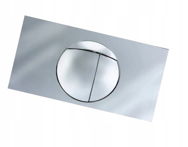 Splachovacie WC tlačítko -  Tlačidlo Tworient Chrome Gloss Opláchanie