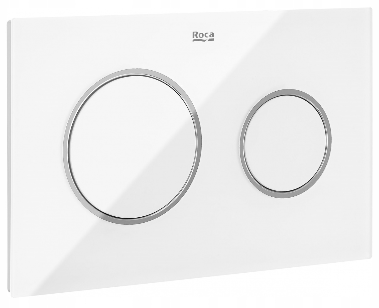 Splachovacie WC tlačítko - Glass opláchnutie gombíka pl10 Roca One A8901893