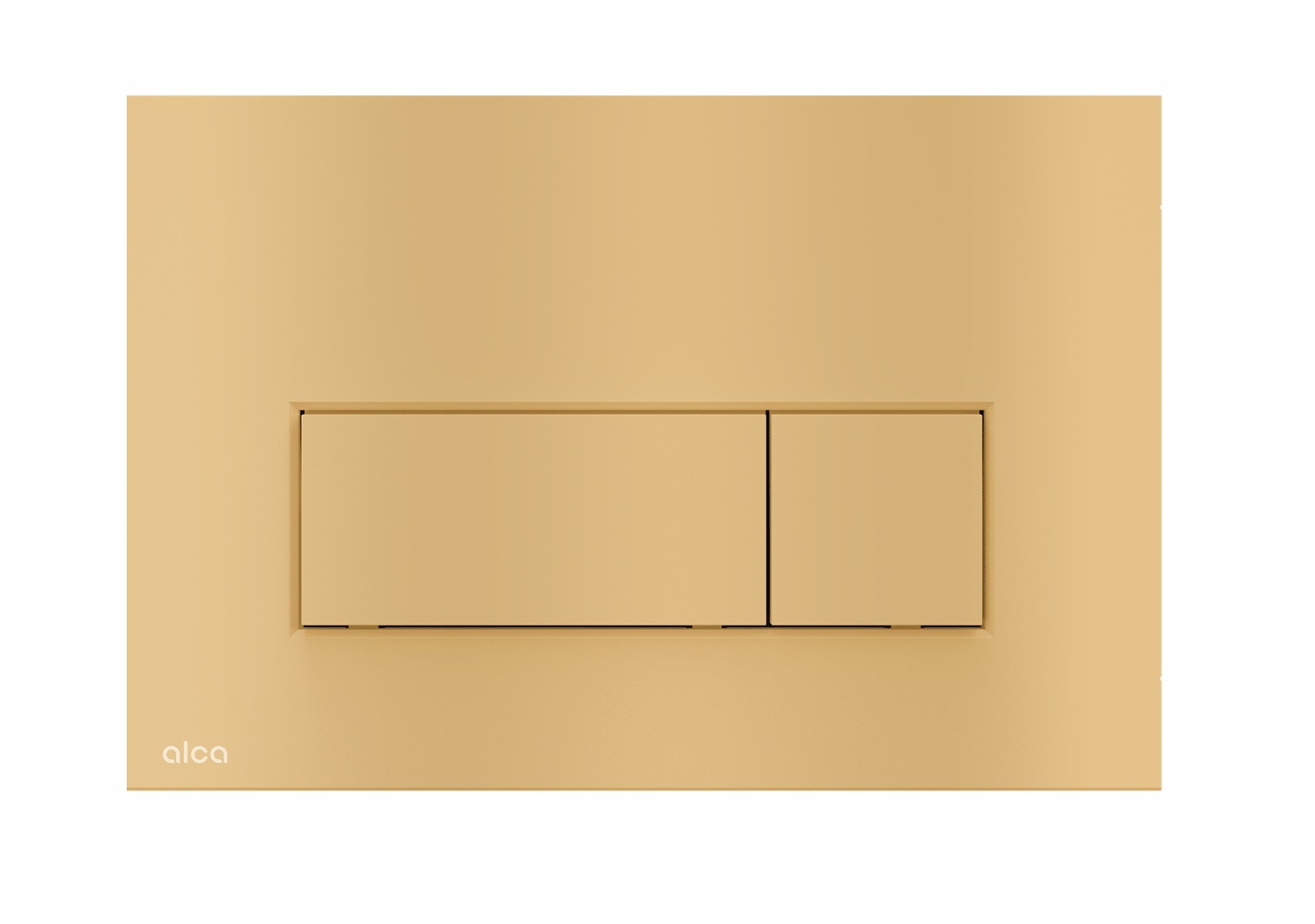 Podomietkový WC modul - Alcaplast Golden Mat Matt Matting Button gombíka M57-G-M
