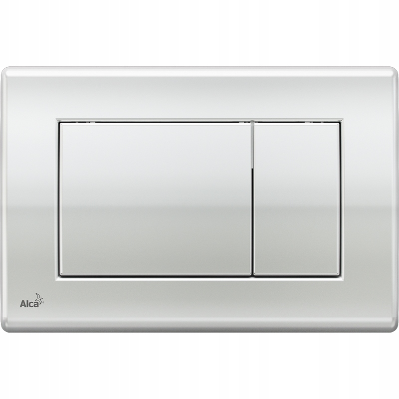 Splachovacie WC tlačítko -  Alcaplast Delfin M271 Chrome tlačidlo