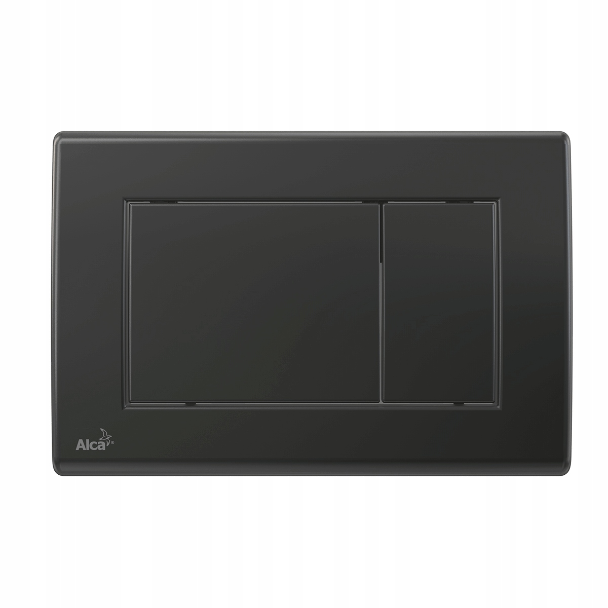 Splachovacie WC tlačítko - Alcaplast Delfin M278 Black-Ma ovládacie tlačidlo