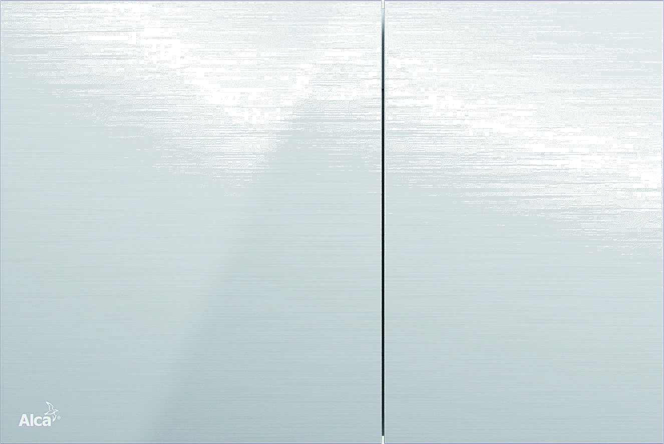 Splachovacie WC tlačítko -  Tlačidlo ovládacieho tlačidla Air-Inox Alcaplast Stal