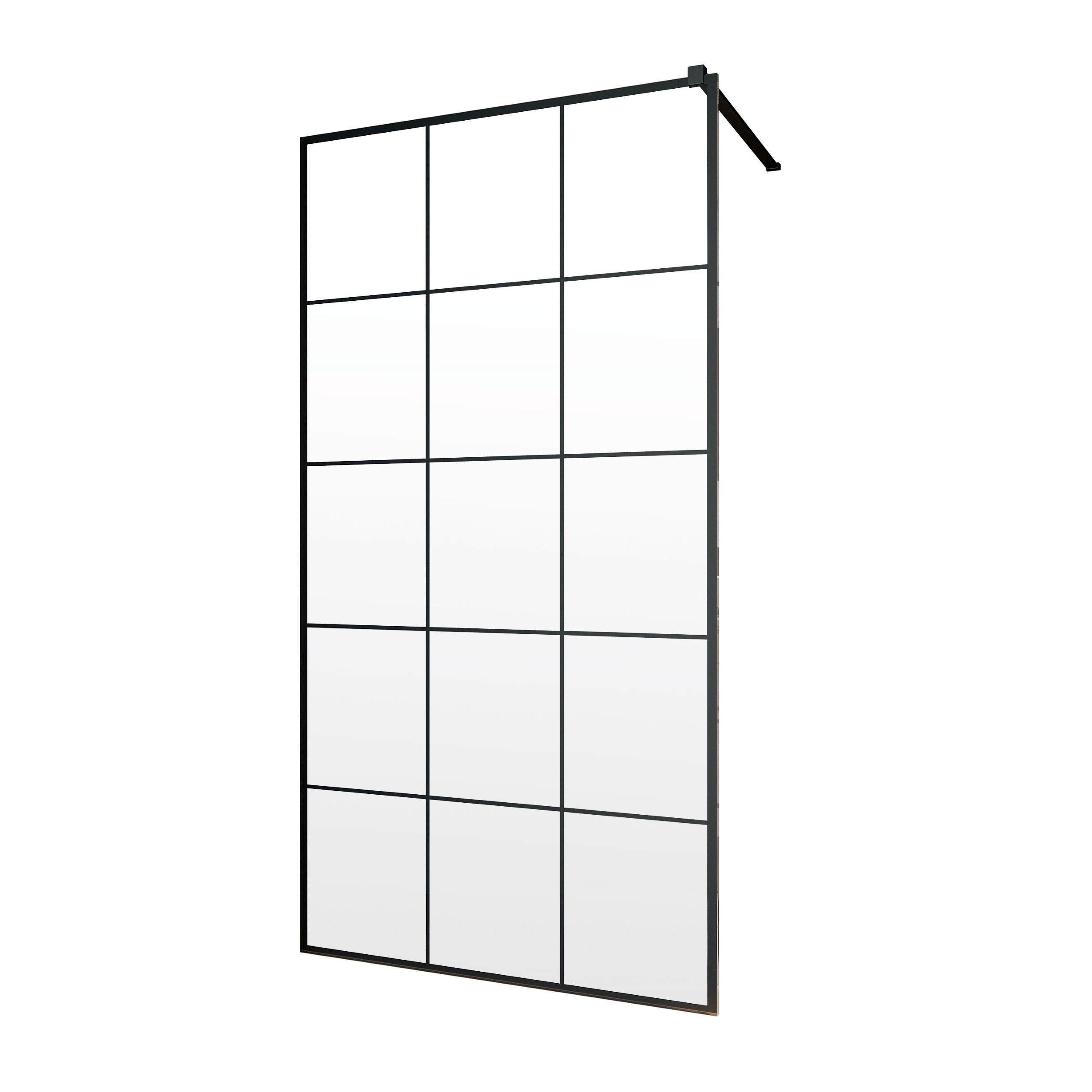 Sprchová zástena - Dvere NES 8 DWD II Black 180x200 W1 RADAWAY
