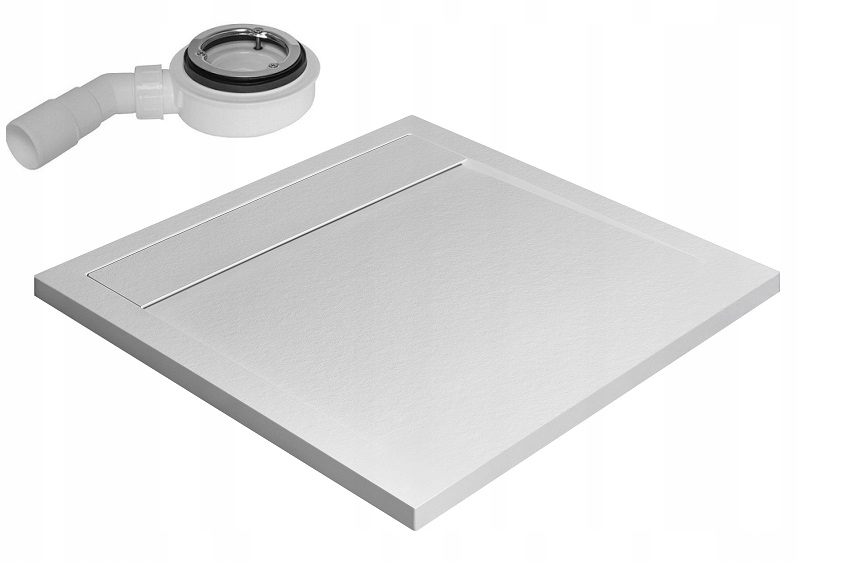 Sprchová vanička - RADAWAY TEOS C PADDLING BAMELE 80x80 cm biely + sifón