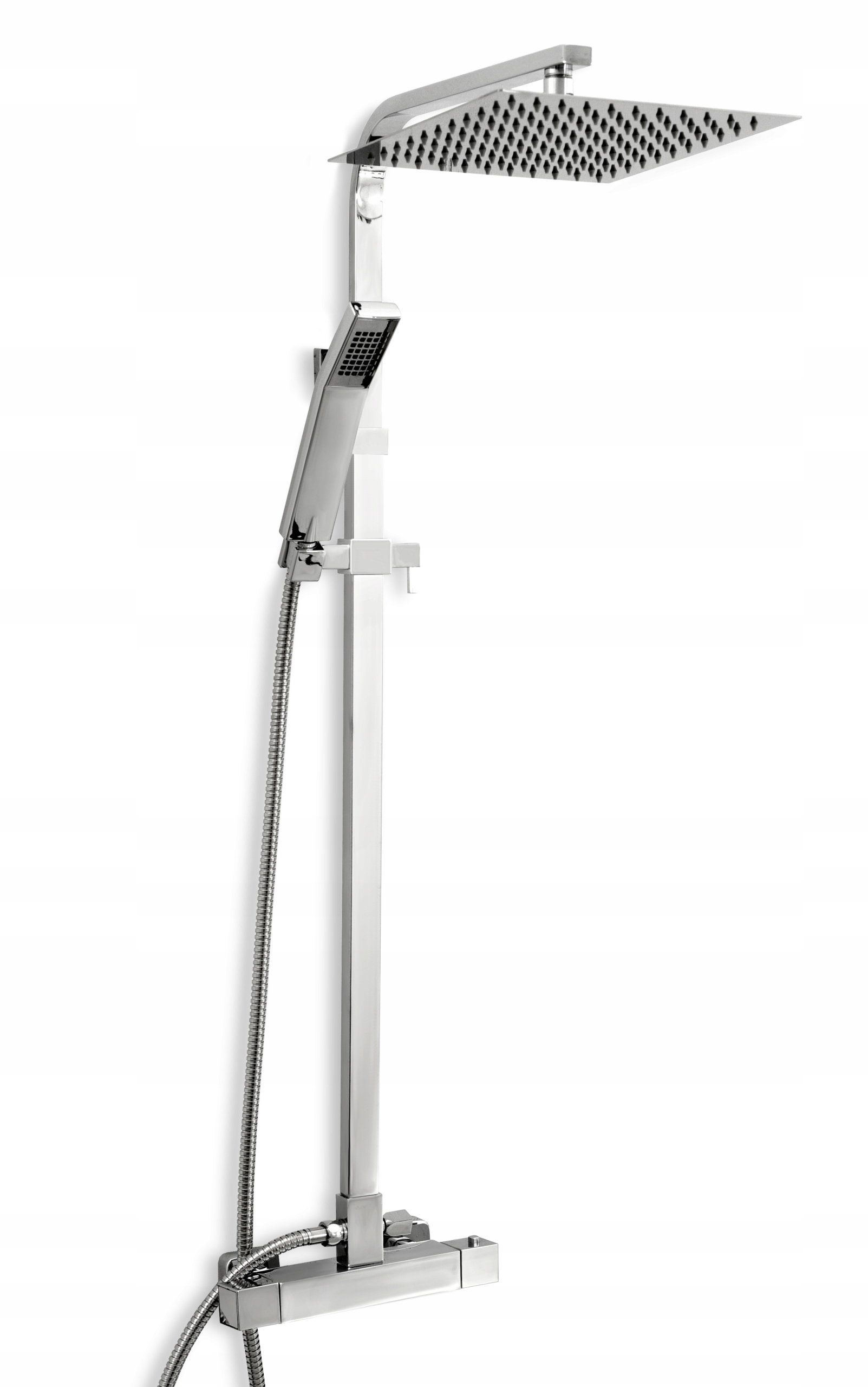 Mexen Slim Square Rain Shower 40 x 40 cm Chrome