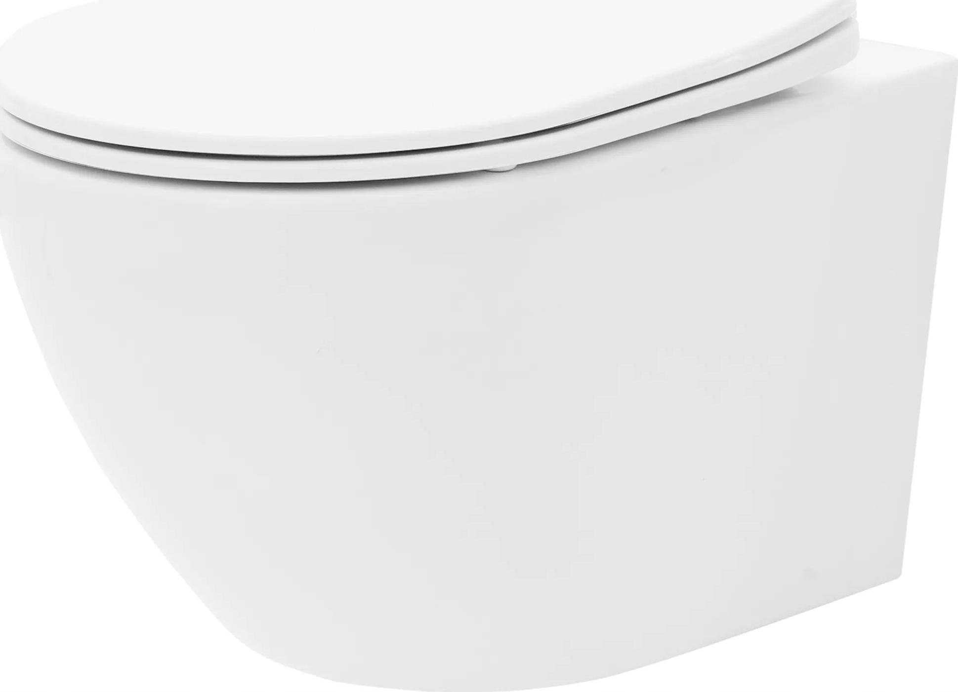 WC misa - Závesná WC misa LENA + WC sedátko s mäkkým zatváraním S
