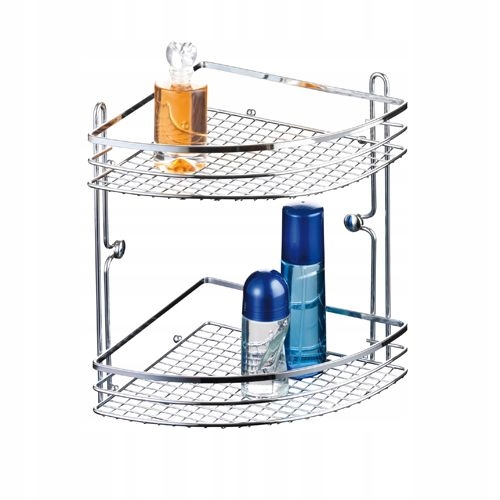 Kúpeľňa Rack Corner 2 regály Cassandra Chrome