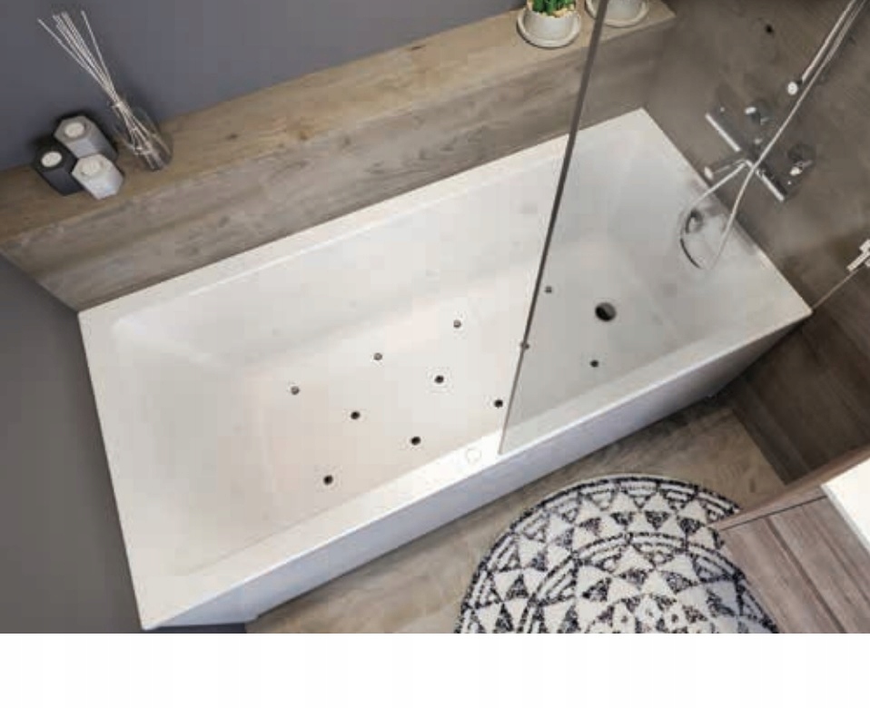 Vaňa - Riho Lusso 170x75 Prietoková hydromasážna vaňa