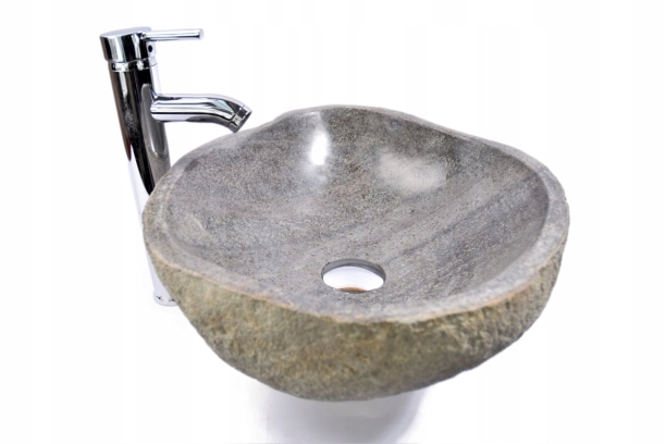 Asymetrické umývadlo - River Stone RSB2 Y25 Stone Stone Railway Scale and