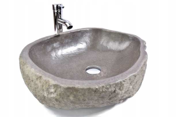 Asymetrické umývadlo - River Stone RSB2 Y28 Stone Stone Railway Scale and