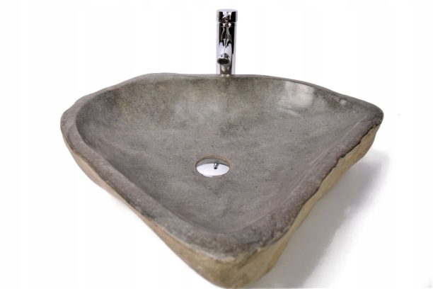 Asymetrické umývadlo -  River Stone RSB3 BT6 Stone Stone Railwife I