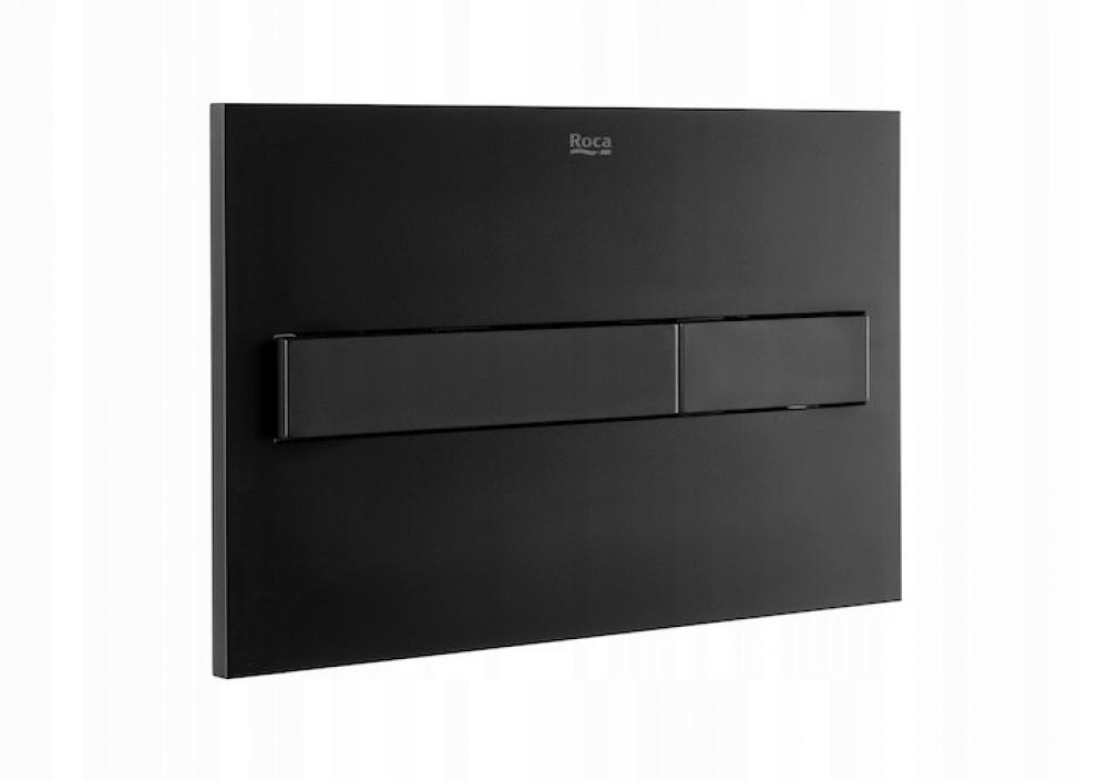 Roca Duplo Jeden PL7 Button Rinse Black Mat