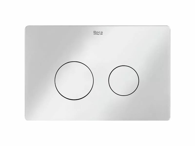 Splachovacie WC tlačítko -  Roca Eco Set K2 oplachovacie tlačidlo pre záchod Chrome