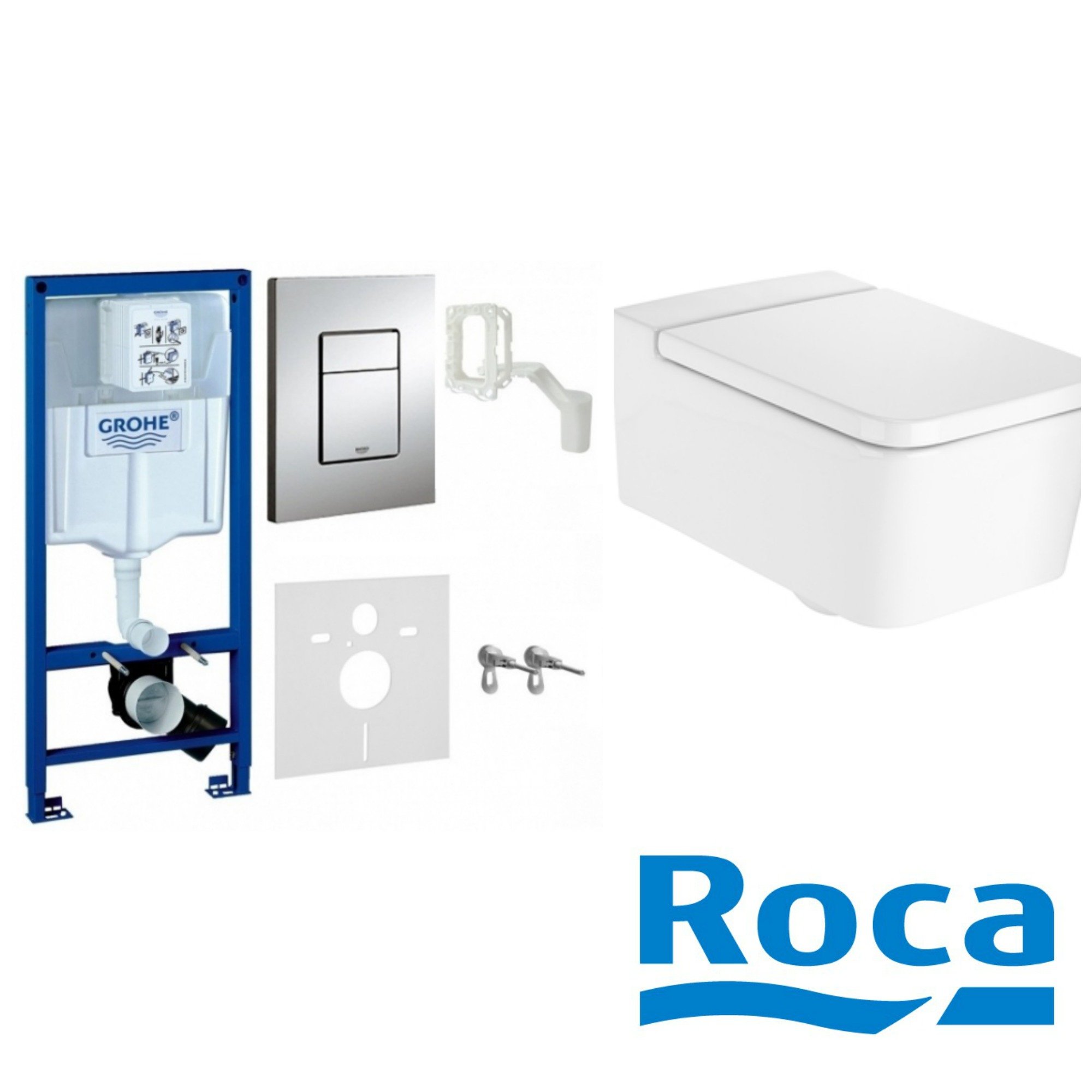 Roca Inspira misa závesná tabuľa Grohe 5v1 frame