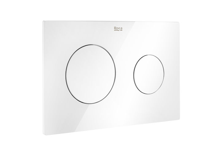 ROCA PL10 Round Button Duplo Roze One White