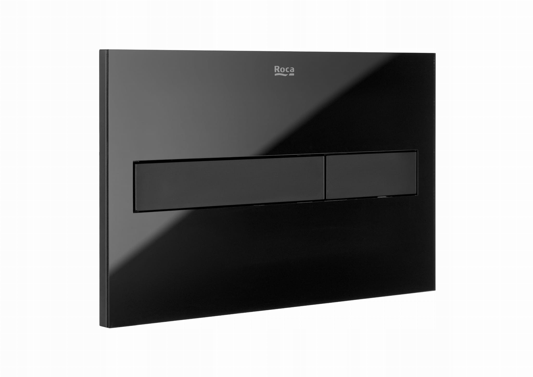 Splachovacie WC tlačítko -  ROCA PL7 One Double Black Button A890188308