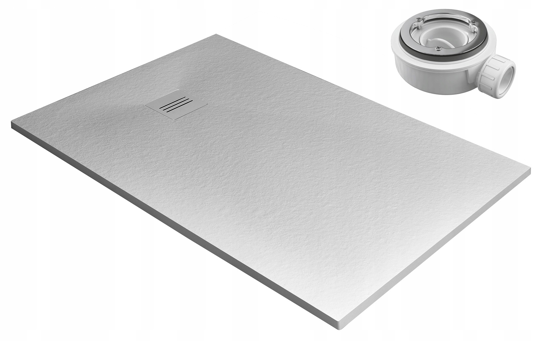 Sprchová vanička - Radaway BRODZIK KYNTOS F 110×90 biela + sifón