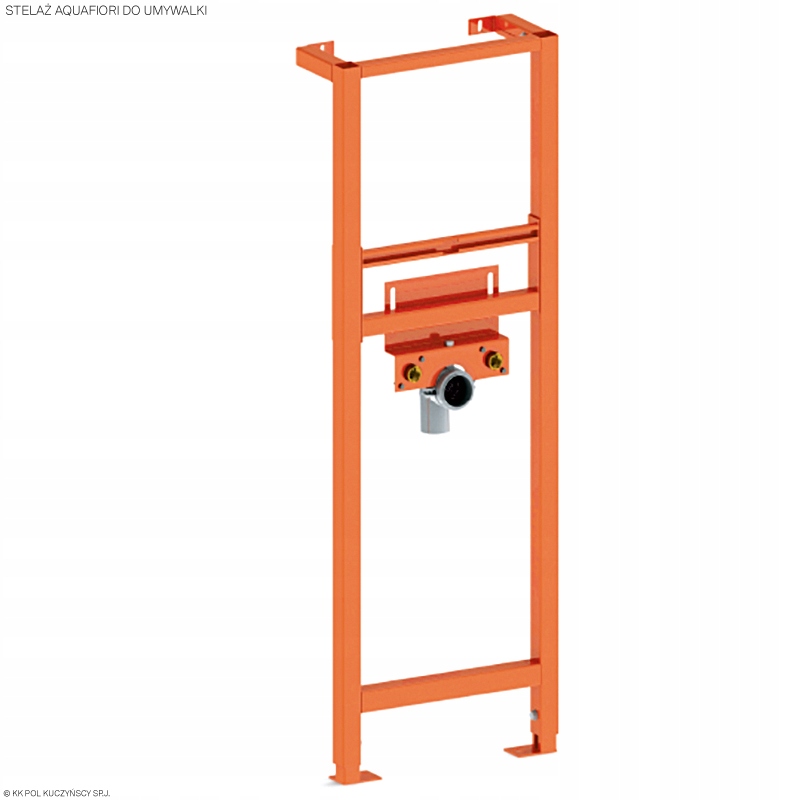Podomietkový WC modul -  Ráme rámca pre 410 mm aquifiori umývadlo