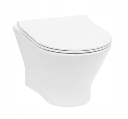WC misa - Vidaxl keramická toaleta, úroveň odtoku, čierna